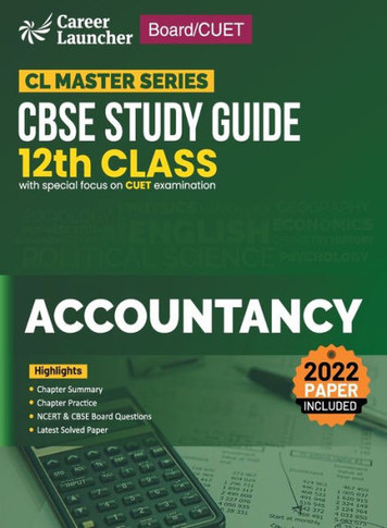 Board Plus CUET 2023 CL Master Series - CBSE Study Guide - Class 12 - Accountancy