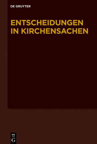 Entscheidungen in Kirchensachen seit 1946/01.07.2020 - 31.12.2020