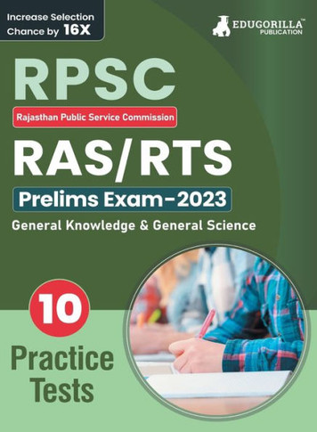 RPSC RAS/RTS - Prelims Exam Prep Book (English Edition) | Rajasthan Public Service Commission | 10 Full Practice Tests with Free Access To Online Tests