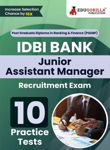 IDBI Bank Junior Assistant Manager Recruitment Exam Book 2023 (English Edition) - 10 Practice Tests (2000 Solved MCQs)