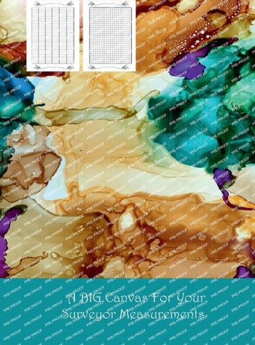 A BIG Canvas for Your Surveyor Measurements : 8.5 X 11 Hardcover Version