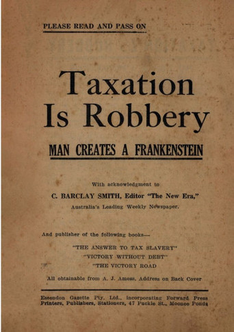 Taxation is Robbery