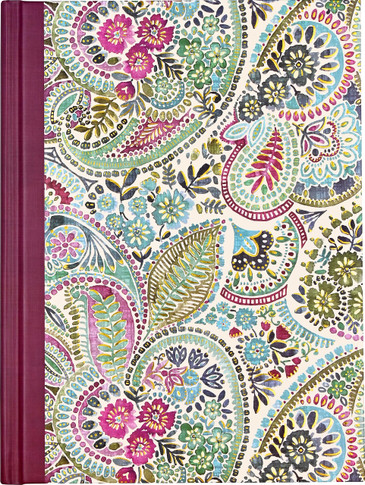 Watercolor Paisley Journal