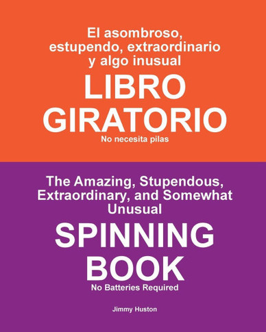 El asombroso, estupendo, extraordinario y also inusual LIBRO GIRATORIO : No necesita pilas