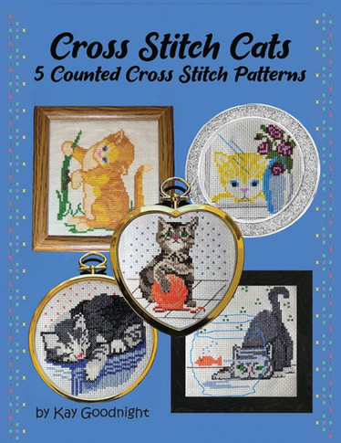 Cross Stitch Cats : 5 Counted Cross Stitch Patterns
