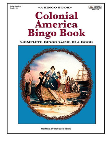 Colonial America Bingo Book: Complete Bingo Game In A Book (Bingo Books)