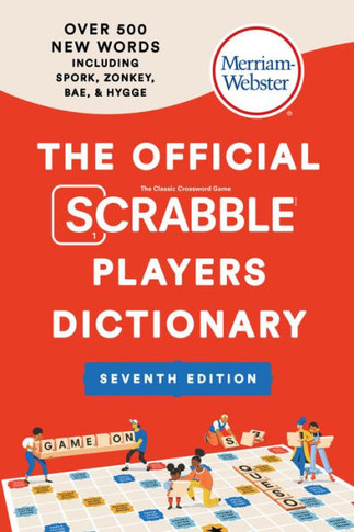 The Official Scrabble Players Dictionary, Seventh Ed., Newest Edition, 2023 Copyright, (Trade Paperback)