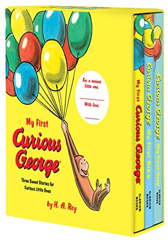 My First Curious George 3-Book Box Set: My First Curious George, Curious George: My First Bike,aCurious George: My First Kite