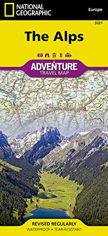 Alps (National Geographic Adventure Map, 3321)