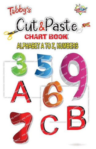 Cut & Paste Alphabet A to Z, Numbers