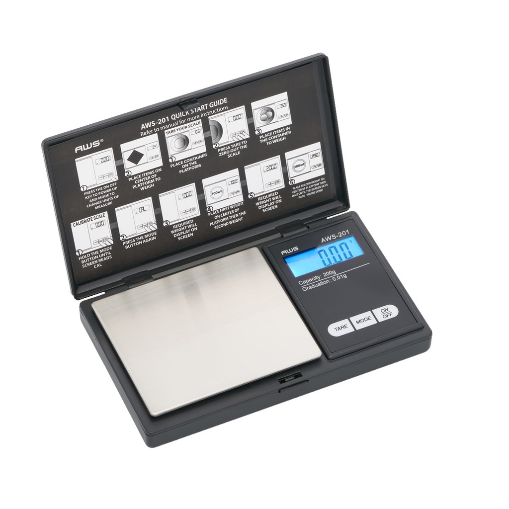 AWS-SERIES - 201G DIGITAL POCKET SCALE 200G X 0.01G