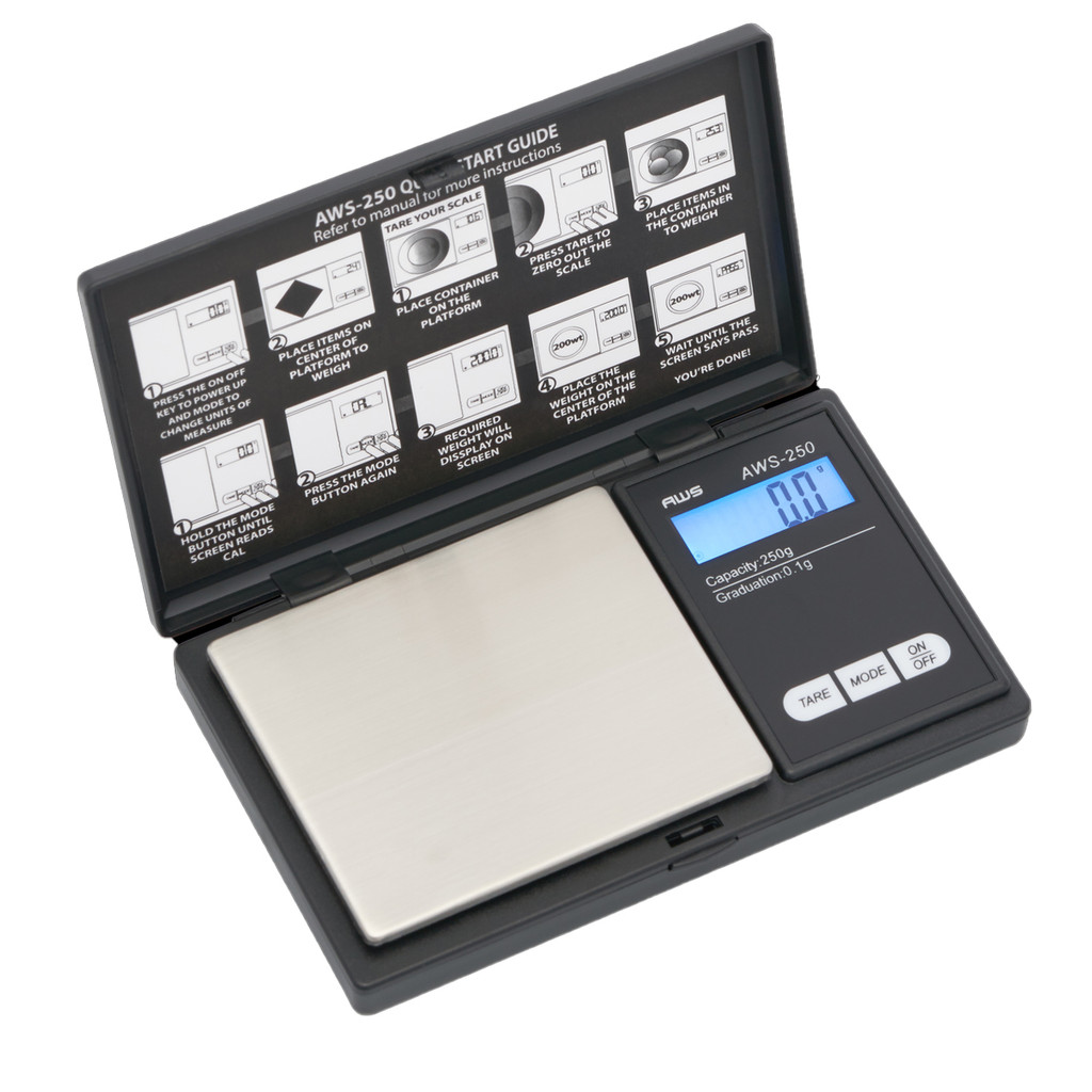 AWS-SERIES - 250G DIGITAL POCKET SCALE 250G X 0.1G