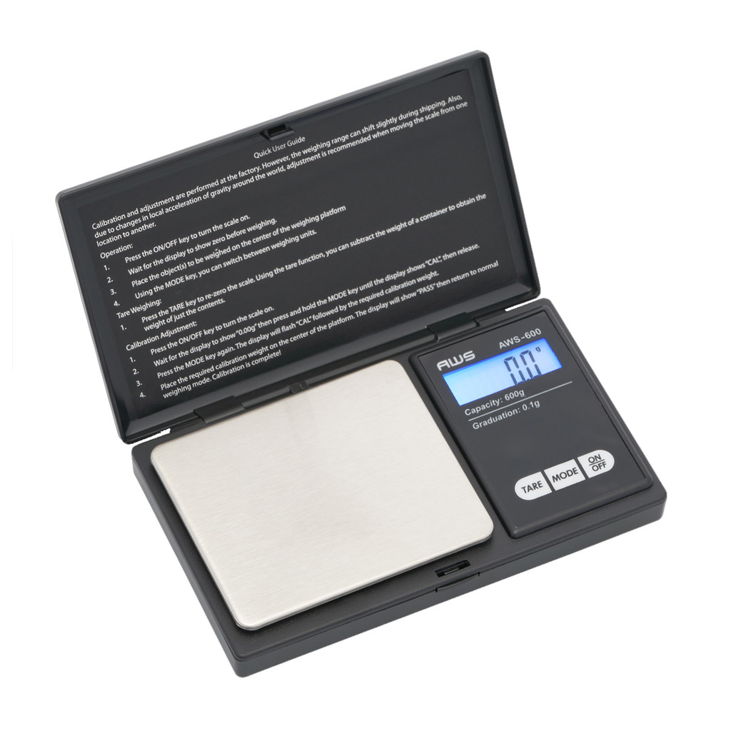 AWS-SERIES 600G DIGITAL POCKET SCALE, 600G X 0.1G