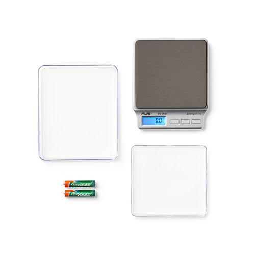 SC-2KGA PRECISION DIGITAL POCKET SCALE WITH AC ADAPTER, 2KG X 0.1G