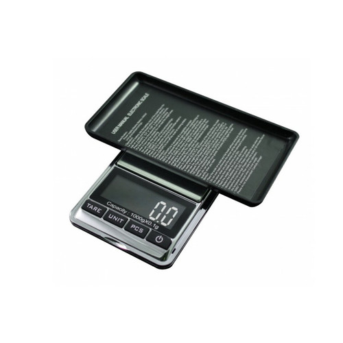 CHROME-SERIES - 1000, DIGITAL POCKET SCALE, 1000G X 0.1G