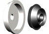 Rendering of Haweka brand HW150-360-091 Medium Truck Kit for Wheel Balancers with a 36 mm diameter shaft.