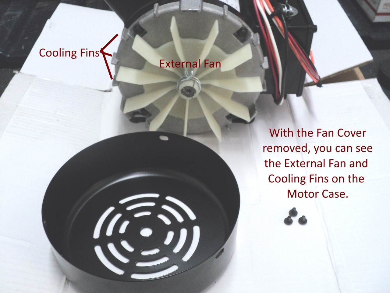 Tire Changer Parts. Cooling fan on 8181100-SEP Motor