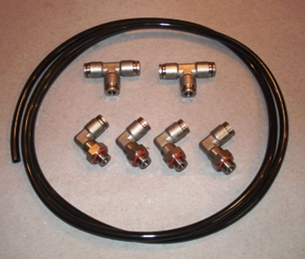 Tire Changer Parts. Banjo Fitting replacement kit; stainless steel.