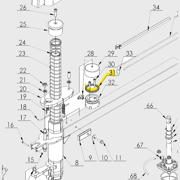 Coats Tire Changer Parts. 4299522