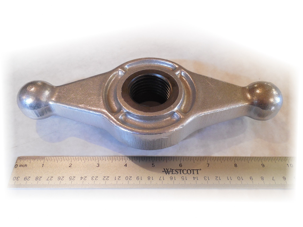 Photo of the front of OEM Style 40mm WINGNUT. 8112103 for Coats Wheel Balancers.