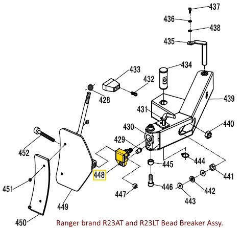 Ranger Tire Changer Parts. 5327738