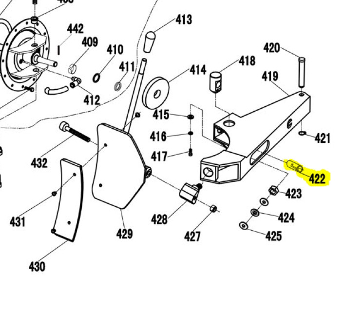 Ranger Tire Changer Parts. 5327982