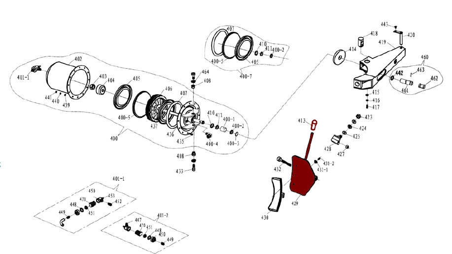 Ranger Tire Changer Parts. 5327768