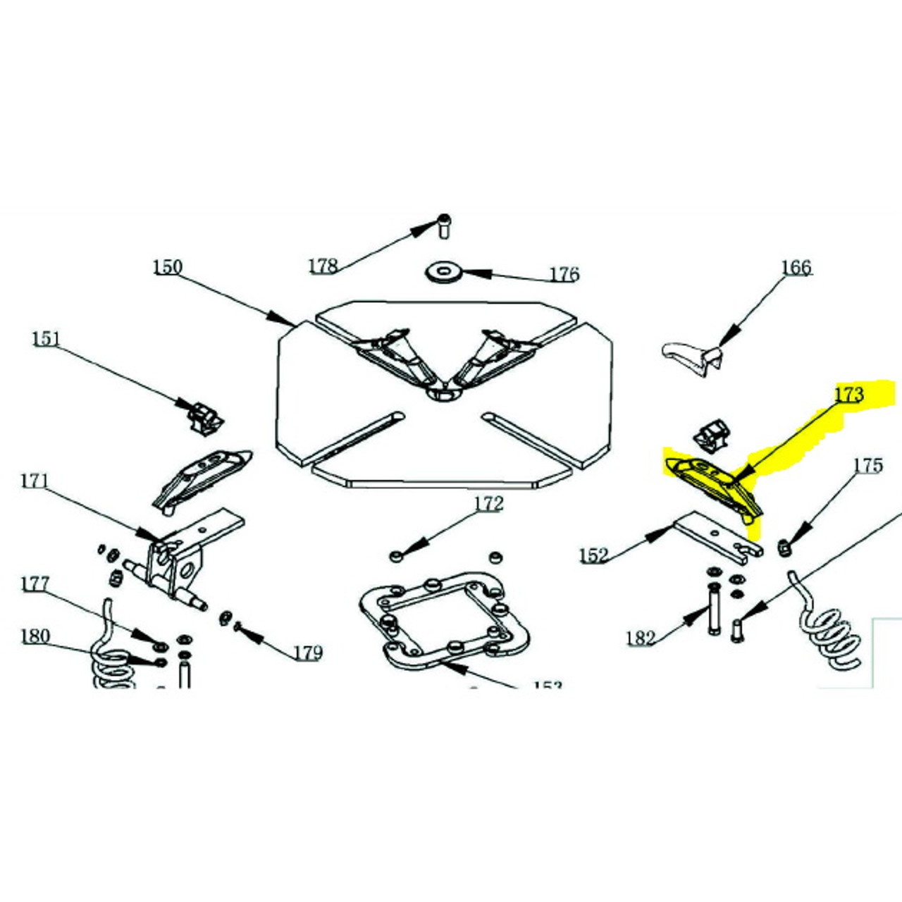 Tire Machine part TC-950-406 illustration