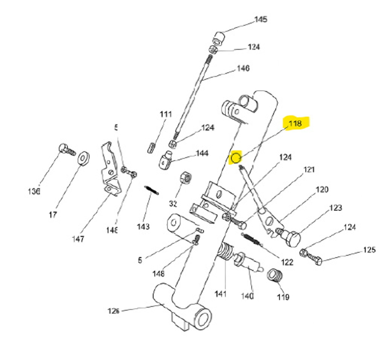 KNOB Threaded, Tool Head Arm Release.