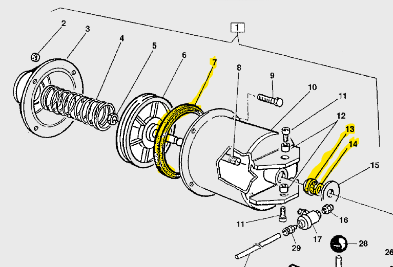 SEAL KIT, some All-Tool and Hofmann® Tire Changers.