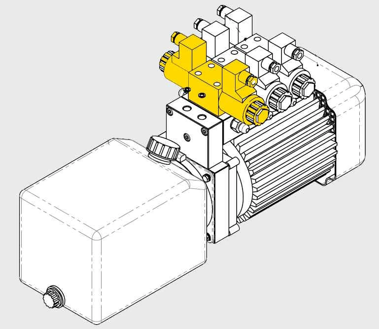 Solenoid VALVE, Hydraulic; for many Truck/Bus Tire Changers
