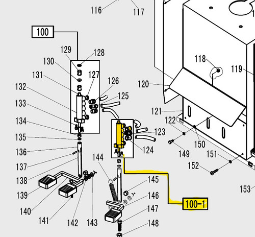 Ranger Tire Machine parts breakdown for 5327333