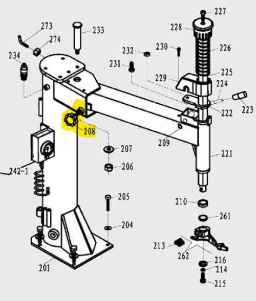 Adjusting Knob Assembly, Coats Baseline®