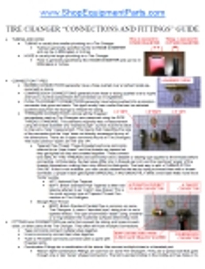 Air Fitting, Hose, and Tubing Guide