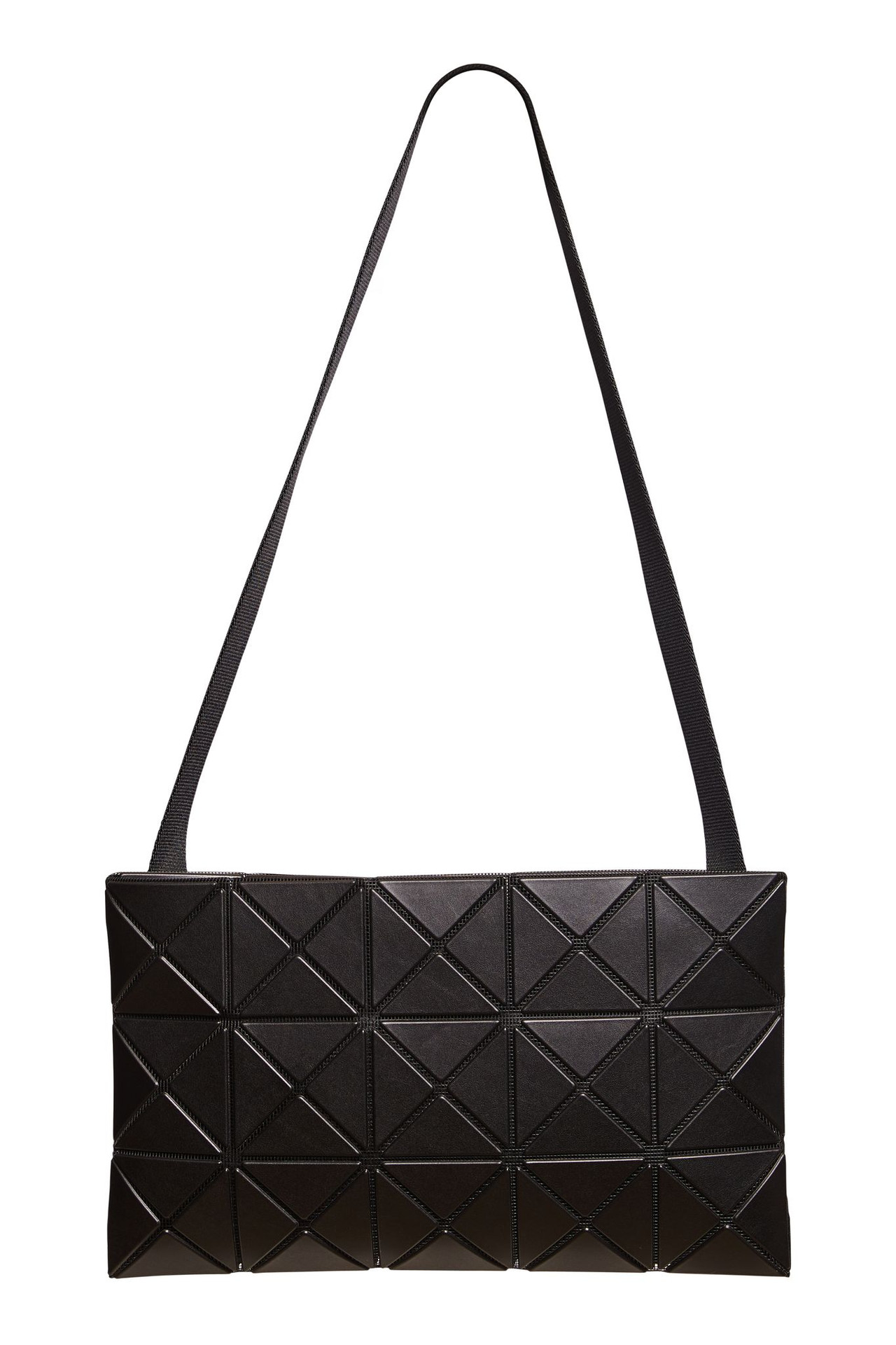 Bao Bao Issey Miyake Grey Matte Lucent Crossbody Bag for Men