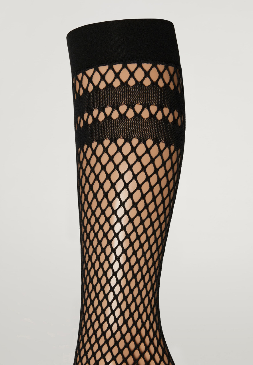 Net Lines Knee-Highs