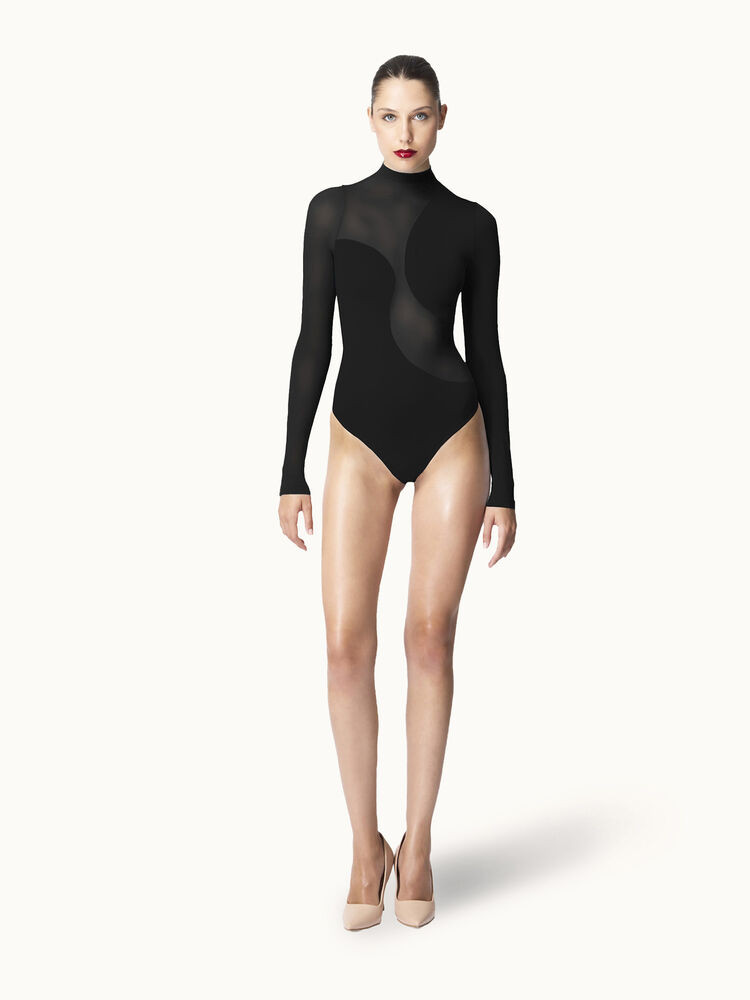Wolford White Oversized High Neck Sweater 52898 1300 main image 1
