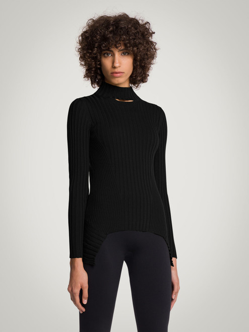 Merino Rib Top Long Sleeves - Wolford Store Sydney Australia