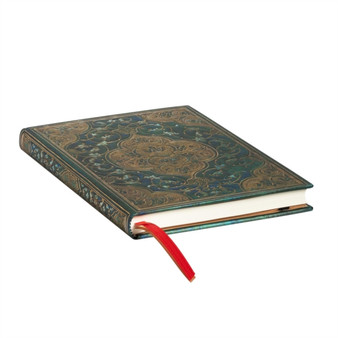 Turquoise Chronicles (Turquoise Chronicles) Midi Vertical 12-month Dayplanner 2022 (Elastic Band Closure) by Paperblanks - Hardback
