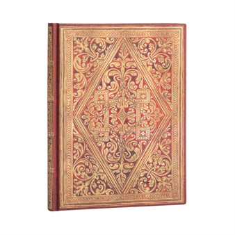 Golden Pathway Ultra Lined Hardcover Journal (Elastic Band Closure) by Paperblanks - Hardback