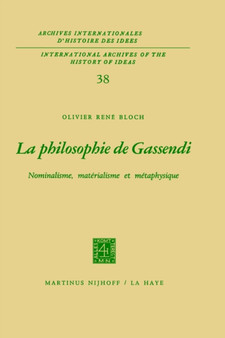 La philosophie de Gassendi : Nominalisme, materialisme et metaphysique : 38