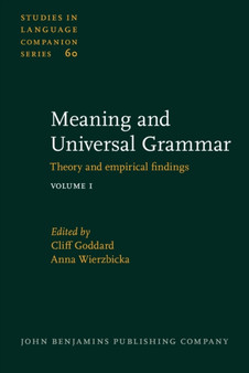 Meaning and Universal Grammar : Theory and empirical findings. Volume 1 : 60