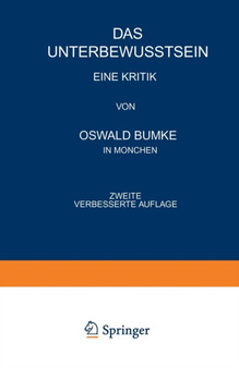 Das Unterbewusstsein : Eine Kritik