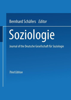 Soziologie : Journal of the Deutsche Gesellschaft fur Soziologie : 1776