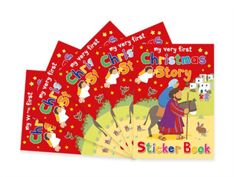 Christmas Story Sticker Book : Pack of 5