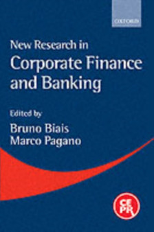 New Research in Corporate Finance and Banking
