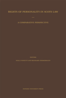 Rights of Personality in Scots Law : A Comparative Perspective