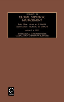 International Entrepreneurship : Globalization of Emerging Businesses