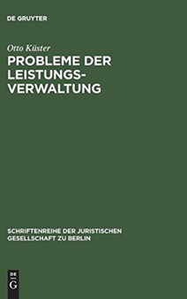 Probleme der Leistungsverwaltung : 21