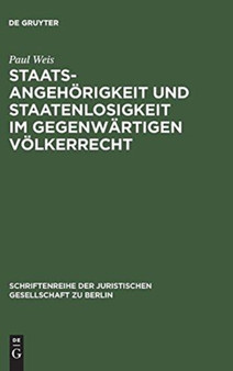 Staatsangehorigkeit und Staatenlosigkeit im gegenwartigen Volkerrecht : 9